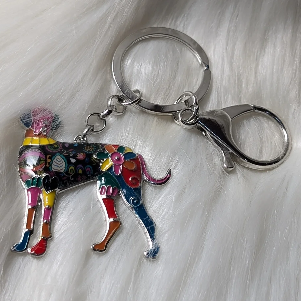 🆕 Just In... Great Dane Keychains - Picture 3 of 3